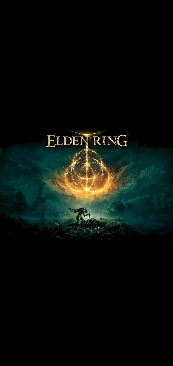 ScrollDrop Amoled Backgrounds, Elden Ring edition, Visual bliss for OLED screens phone wallpaper