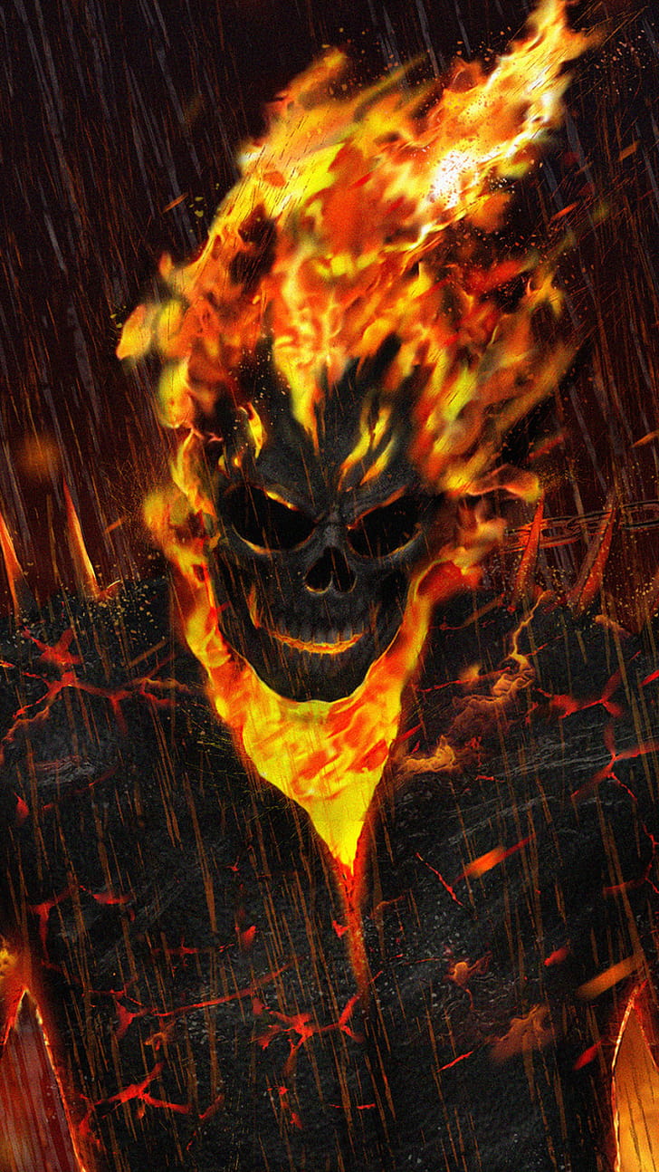 Comic, Ghost Rider phone wallpaper