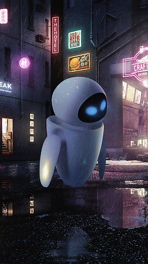 Wall-e, Robots phone wallpaper