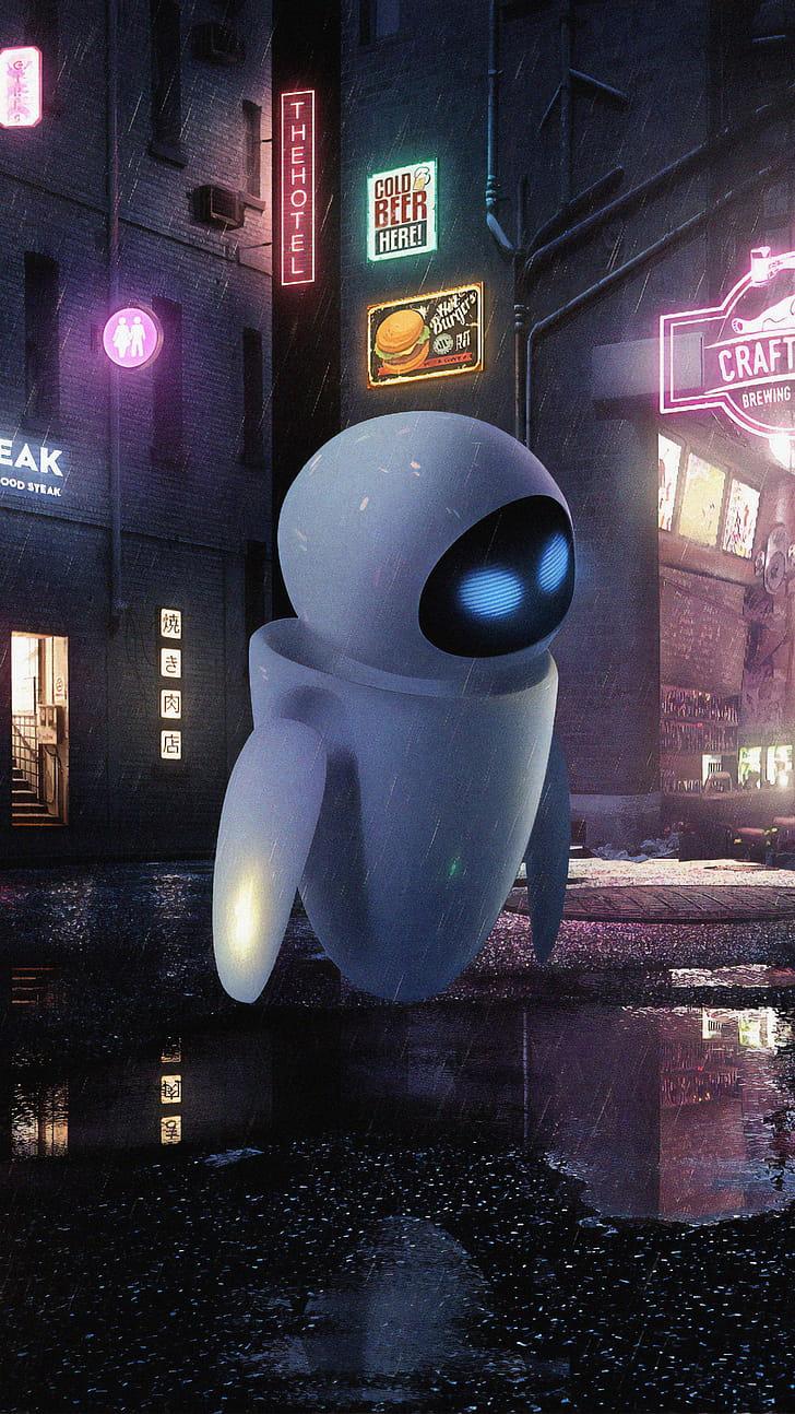 Wall-e, Robots phone wallpaper