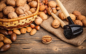 Walnuts, , Nuts backgrounds,  beautification wallpaper