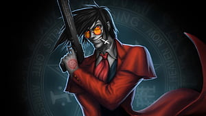 Alucard Hellsing Anime, Anime, Hellsing, Alucard (Hellsing) wallpaper