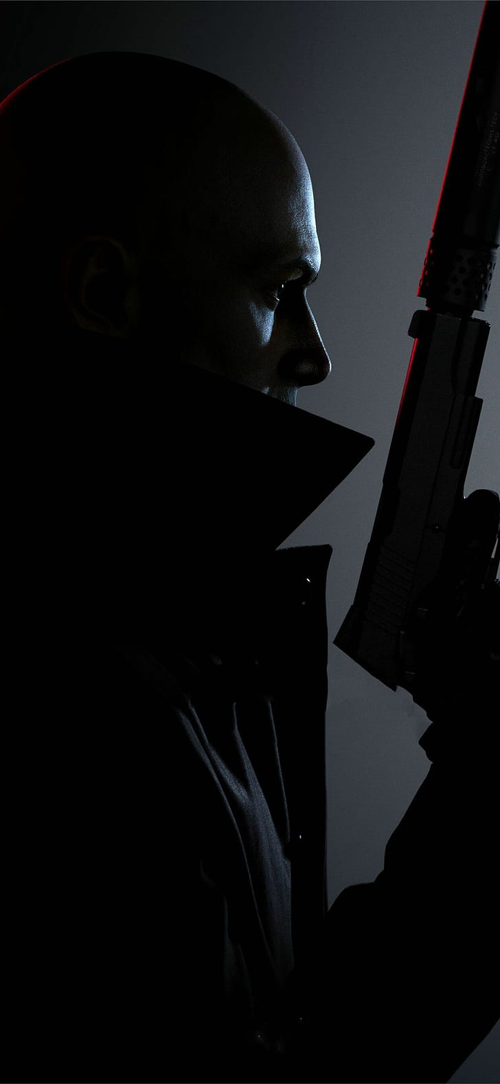 Hitman game, 2021 release phone wallpaper
