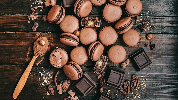 Macaron, Sweets wallpaper